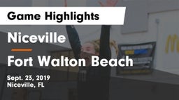 Niceville  vs Fort Walton Beach Game Highlights - Sept. 23, 2019