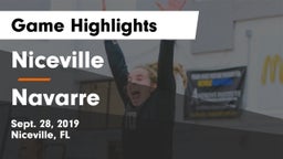 Niceville  vs Navarre Game Highlights - Sept. 28, 2019