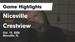 Niceville  vs Crestview  Game Highlights - Oct. 15, 2020