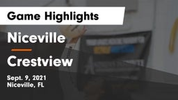 Niceville  vs Crestview  Game Highlights - Sept. 9, 2021