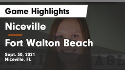 Niceville  vs Fort Walton Beach  Game Highlights - Sept. 30, 2021