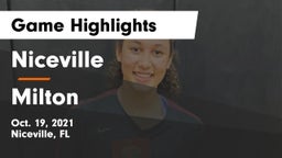 Niceville  vs Milton  Game Highlights - Oct. 19, 2021