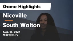 Niceville  vs South Walton  Game Highlights - Aug. 23, 2022