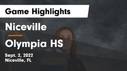 Niceville  vs Olympia HS Game Highlights - Sept. 2, 2022