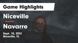 Niceville  vs Navarre  Game Highlights - Sept. 10, 2022
