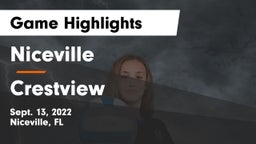 Niceville  vs Crestview  Game Highlights - Sept. 13, 2022