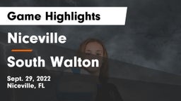 Niceville  vs South Walton  Game Highlights - Sept. 29, 2022