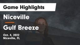 Niceville  vs Gulf Breeze  Game Highlights - Oct. 4, 2022