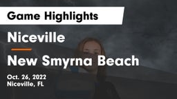 Niceville  vs New Smyrna Beach  Game Highlights - Oct. 26, 2022