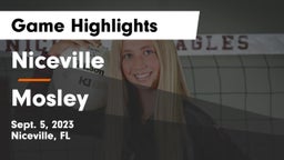 Niceville  vs Mosley  Game Highlights - Sept. 5, 2023
