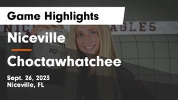 Niceville  vs Choctawhatchee   Game Highlights - Sept. 26, 2023