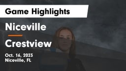 Niceville  vs Crestview  Game Highlights - Oct. 16, 2023