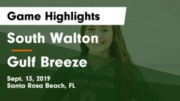 South Walton  vs Gulf Breeze  Game Highlights - Sept. 13, 2019