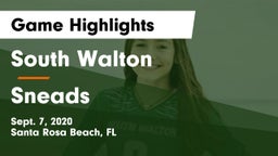 South Walton  vs Sneads  Game Highlights - Sept. 7, 2020