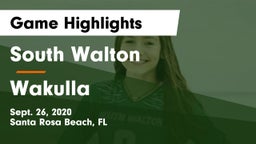 South Walton  vs Wakulla Game Highlights - Sept. 26, 2020