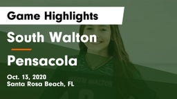 South Walton  vs Pensacola  Game Highlights - Oct. 13, 2020