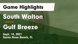 South Walton  vs Gulf Breeze  Game Highlights - Sept. 14, 2021