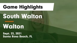 South Walton  vs Walton  Game Highlights - Sept. 23, 2021