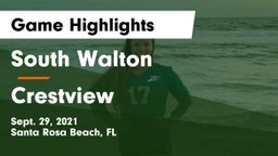 South Walton  vs Crestview  Game Highlights - Sept. 29, 2021