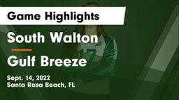 South Walton  vs Gulf Breeze  Game Highlights - Sept. 14, 2022