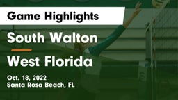 South Walton  vs West Florida  Game Highlights - Oct. 18, 2022