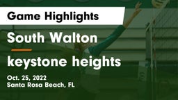 South Walton  vs keystone heights Game Highlights - Oct. 25, 2022