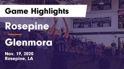 Rosepine  vs Glenmora Game Highlights - Nov. 19, 2020