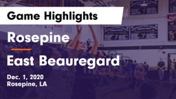 Rosepine  vs East Beauregard  Game Highlights - Dec. 1, 2020