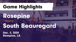 Rosepine  vs South Beauregard  Game Highlights - Dec. 2, 2020