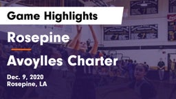 Rosepine  vs Avoylles Charter Game Highlights - Dec. 9, 2020