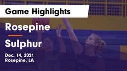 Rosepine  vs Sulphur  Game Highlights - Dec. 14, 2021
