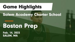 Salem Academy Charter School vs Boston Prep Game Highlights - Feb. 14, 2023