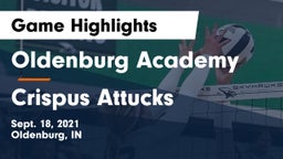 Oldenburg Academy  vs Crispus Attucks Game Highlights - Sept. 18, 2021
