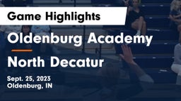 Oldenburg Academy  vs North Decatur  Game Highlights - Sept. 25, 2023