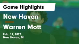 New Haven  vs Warren Mott  Game Highlights - Feb. 11, 2022