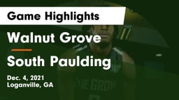 Walnut Grove  vs South Paulding  Game Highlights - Dec. 4, 2021