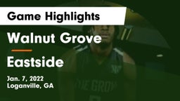 Walnut Grove  vs Eastside  Game Highlights - Jan. 7, 2022