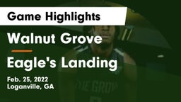 Walnut Grove  vs Eagle's Landing  Game Highlights - Feb. 25, 2022
