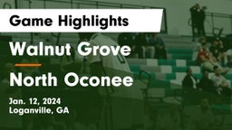 Walnut Grove  vs North Oconee  Game Highlights - Jan. 12, 2024