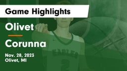 Olivet  vs Corunna  Game Highlights - Nov. 28, 2023
