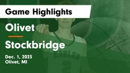 Olivet  vs Stockbridge  Game Highlights - Dec. 1, 2023