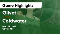 Olivet  vs Coldwater  Game Highlights - Dec. 12, 2023