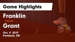 Franklin  vs Grant  Game Highlights - Oct. 9, 2019