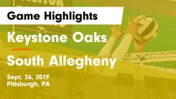 Keystone Oaks  vs South Allegheny  Game Highlights - Sept. 26, 2019