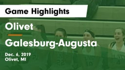 Olivet  vs Galesburg-Augusta  Game Highlights - Dec. 6, 2019
