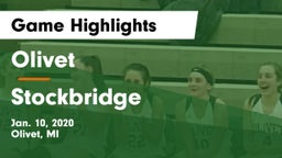 Olivet  vs Stockbridge  Game Highlights - Jan. 10, 2020