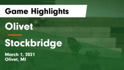 Olivet  vs Stockbridge  Game Highlights - March 1, 2021