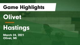 Olivet  vs Hastings  Game Highlights - March 24, 2021