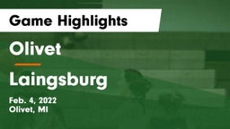 Olivet  vs Laingsburg  Game Highlights - Feb. 4, 2022