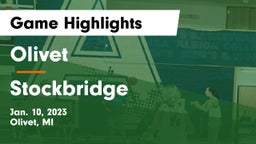 Olivet  vs Stockbridge  Game Highlights - Jan. 10, 2023